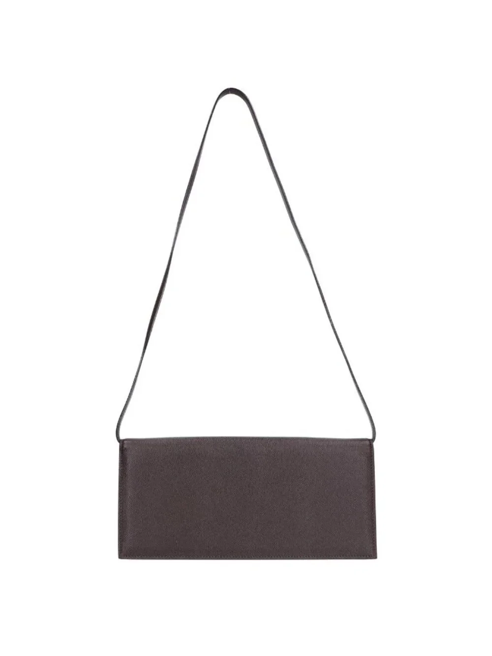 Bvlgari Leather Turnlock Wide Shoulder Bag
